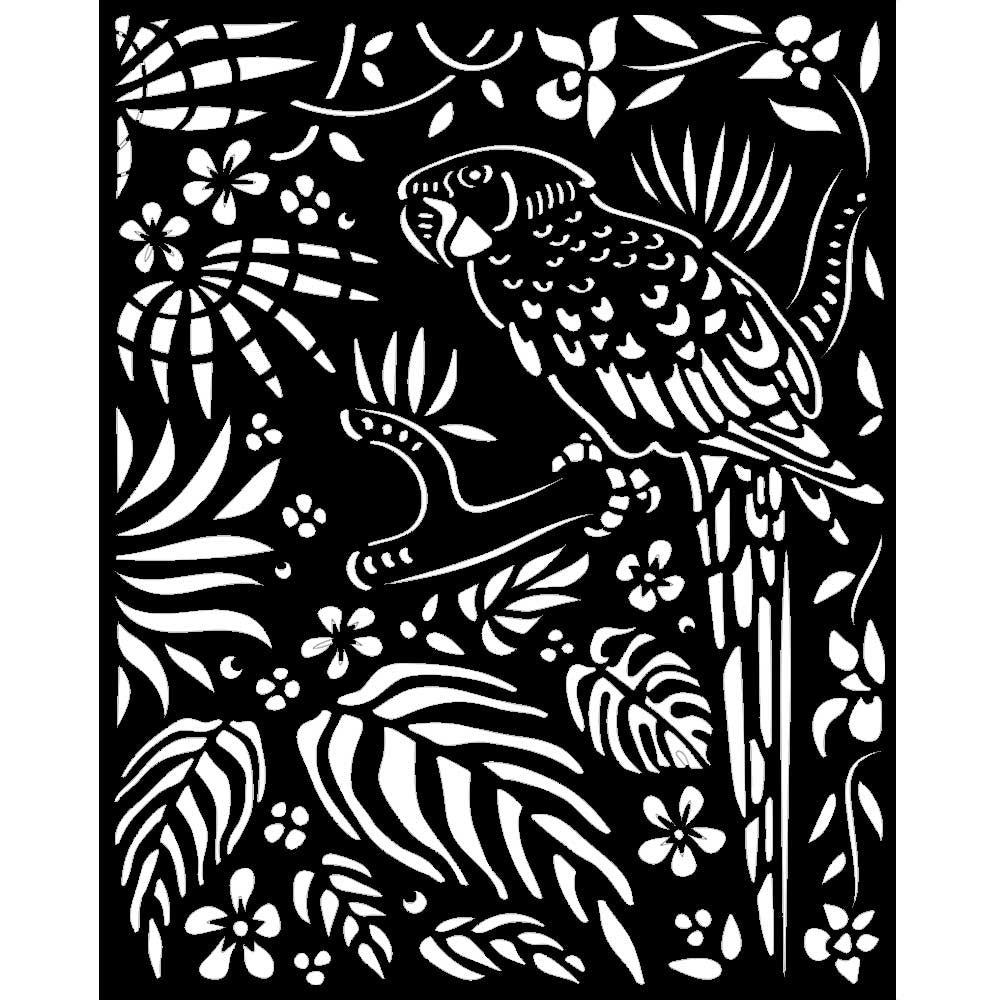 Stencil Loro Amazonia 20X25