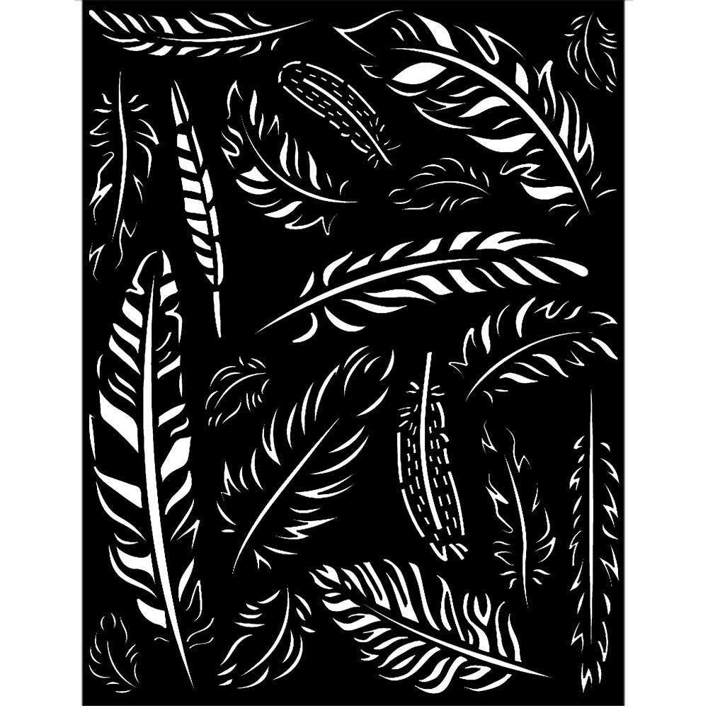 Stencil Hojas Amazonia 20X25