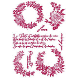 Stencil Guirnaldas Love 21X30