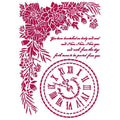 Stencil Romantic Journal 21X30