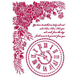 Stencil Romantic Journal 21X30