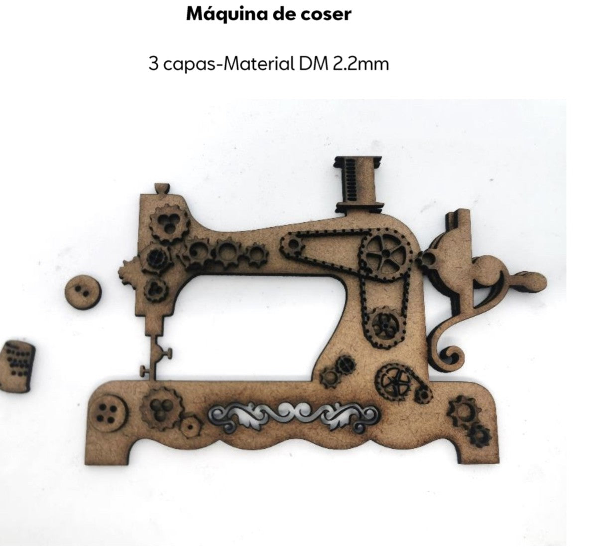 Maquina De Coser Dm Steampunk