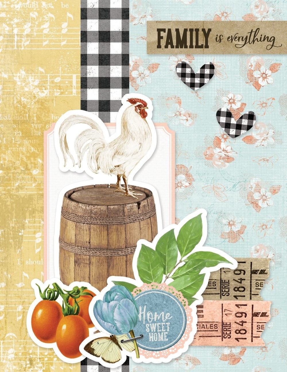 Card Kit Farmhouse Garden