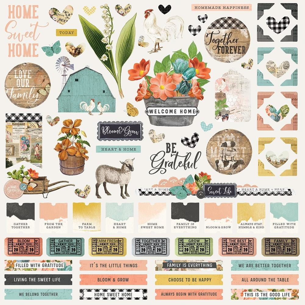 Stickers Farmhouse Garden