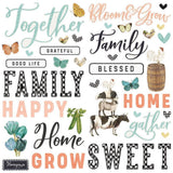 Foam Stickers Farmhouse Garden