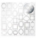 Hoja Acetato 30X30 Con Foil Plata