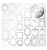 Hoja Acetato 30X30 Con Foil Plata