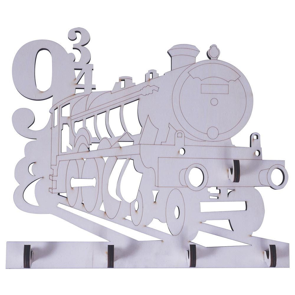Percha Madera Locomotora Escuela De Magia Harry Potter