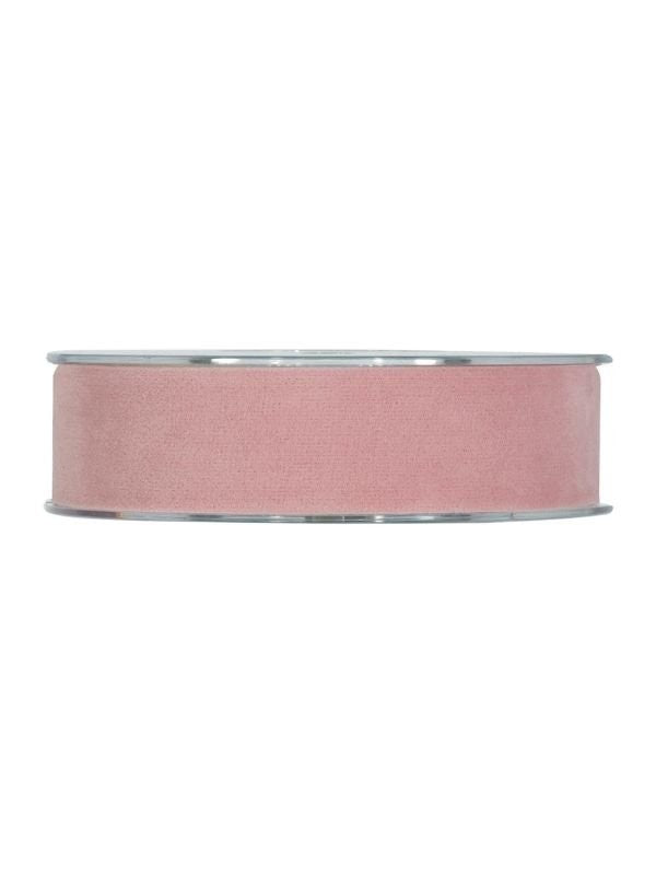 Cinta Terciopelo Doble Cara Rosa 4 Cm
