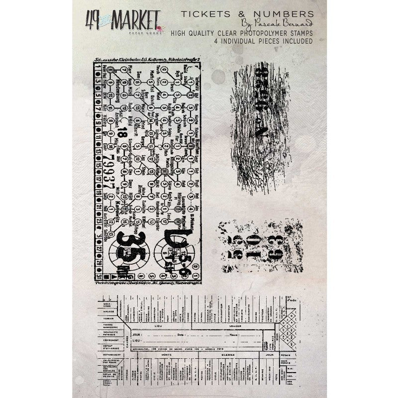 Sello Tickets Y Números