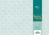 Paper Press Blue Wallpaper The Bloomsbury