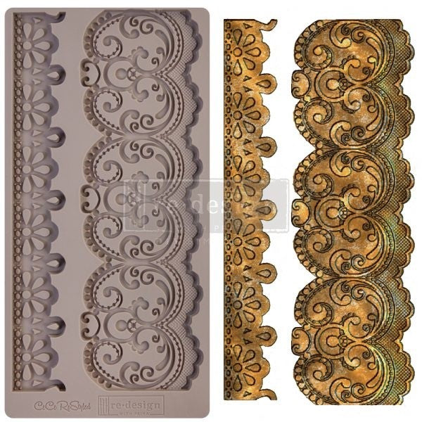 Molde Modelaje Border Lace De Finnabair