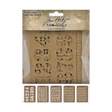Stencil Cartón Idea-Ology Tim Holtz
