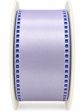 Cinta lila con bordes calados decorativos 4cm.