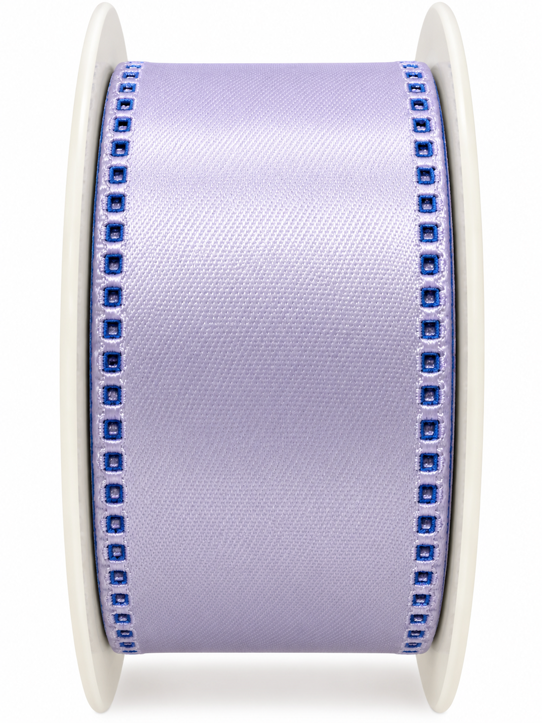 Cinta lila con bordes calados decorativos 4cm.
