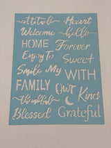 Stencil Frases Din-A4