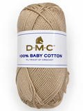 100% Baby cotton  DMC 50 gr. beige arena