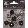 Flores De Fieltro Pequeñas Negras Little Birdie