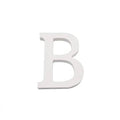 Letra B Madera Blanca 11 Cm