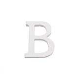 Letra B Madera Blanca 11 Cm