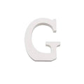 Letra G Madera Blanca 11 Cm