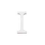 Letra I Madera Blanca 11 Cm
