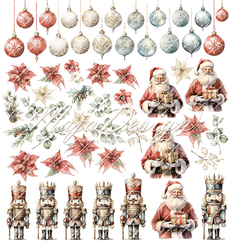 Block 30x30 Christmas Nostalgia  collection pack Maja Design