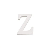 Letra Z Madera Blanca 11 Cm