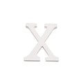 Letra X Madera Blanca 11 Cm