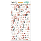 Alfabeto Puffy Lettering Celebrate