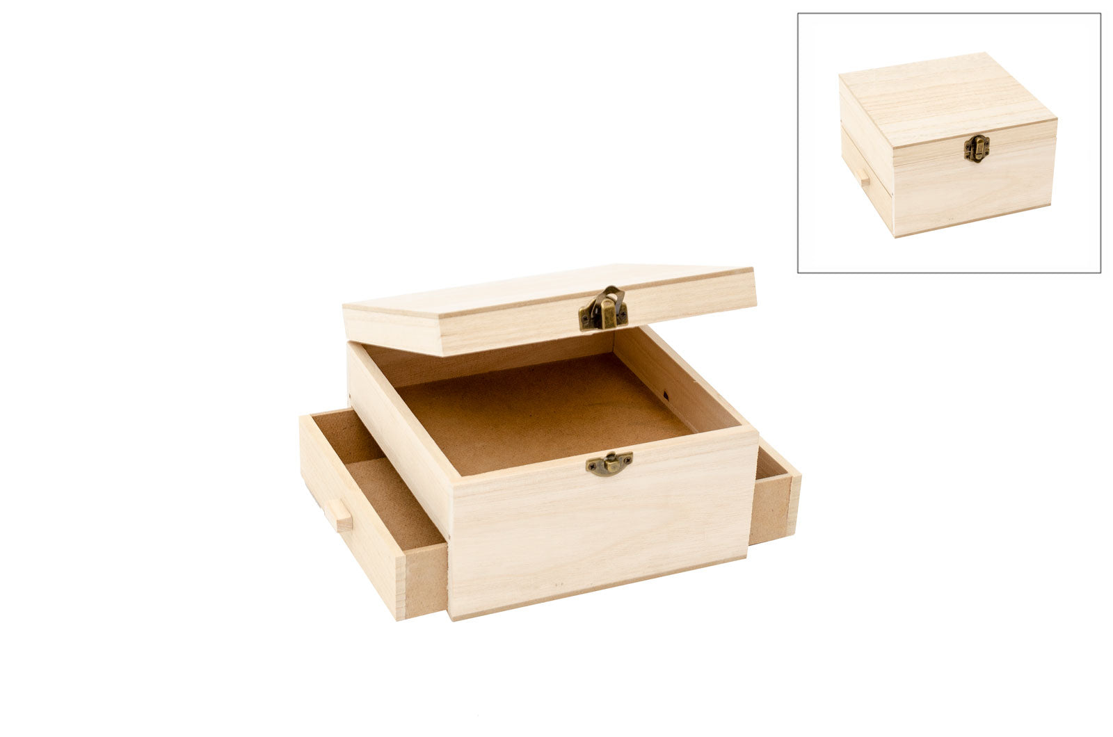 Caja Con Cajón 17x17x10 Cm
