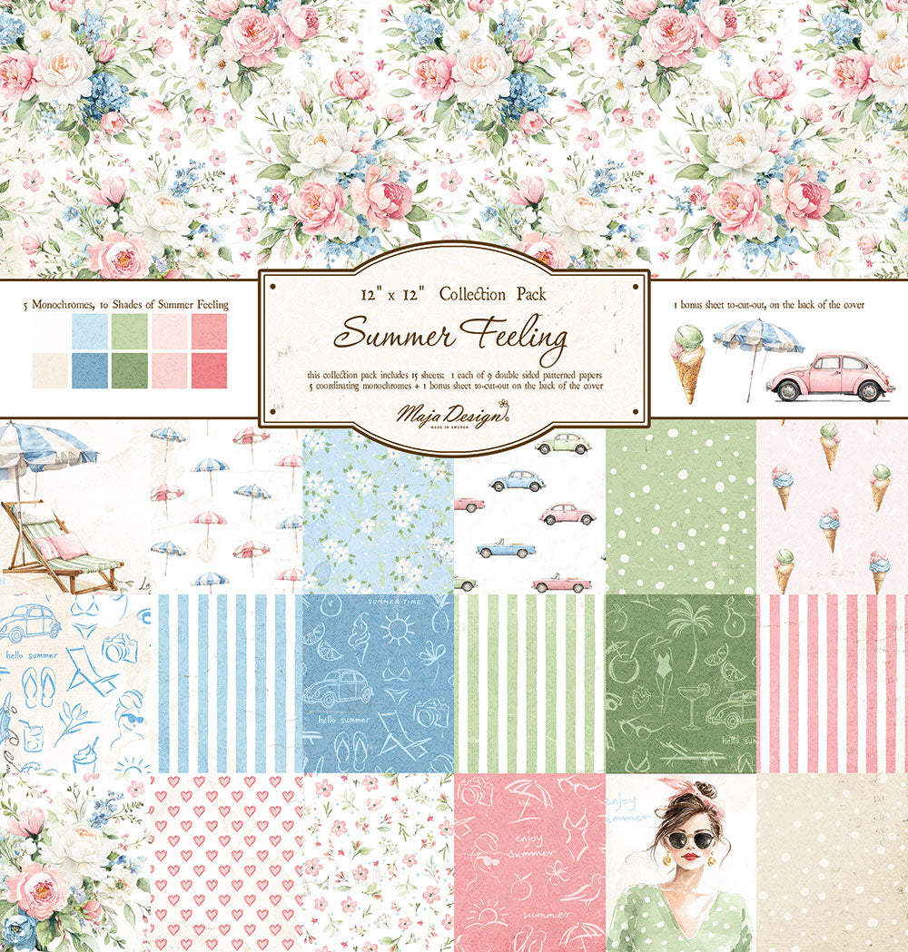 Block 30x30 Summer Feeling  collection pack Maja Design