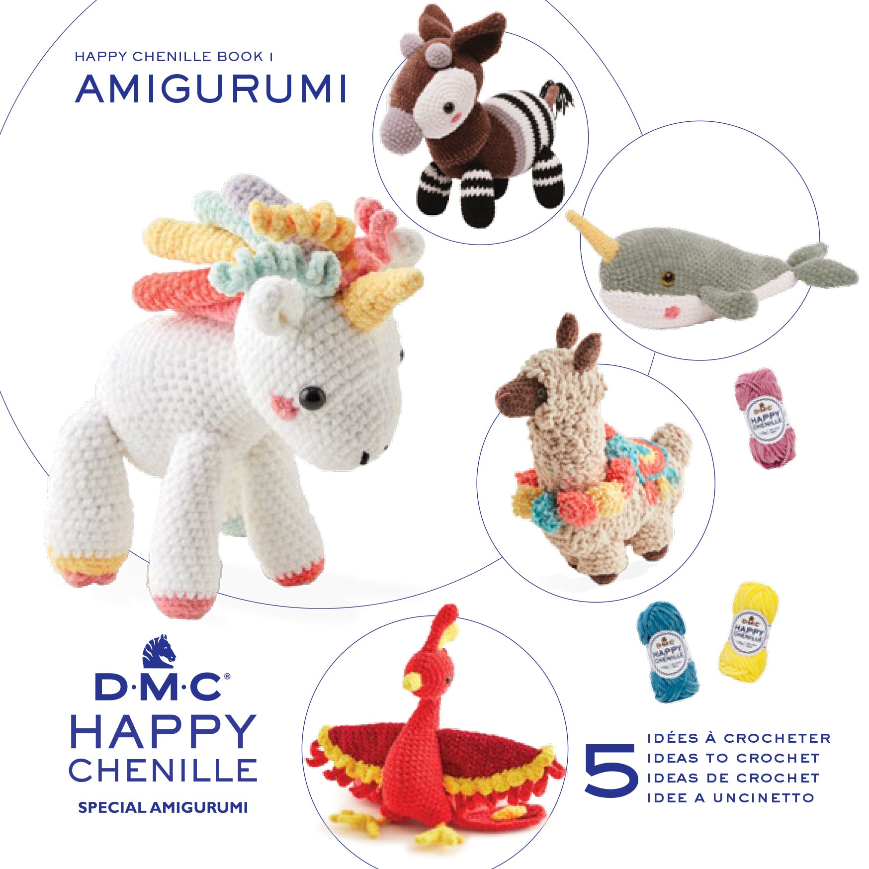 Libro Amigurumi Chenille nº1 animales fantásticos