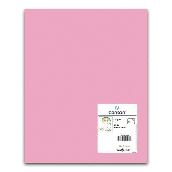 Cartulina Canson Din-A4 Rosa Chicle