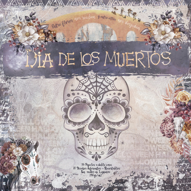 Block 30x30 Día De Los Muertos Bella Luna Crafts