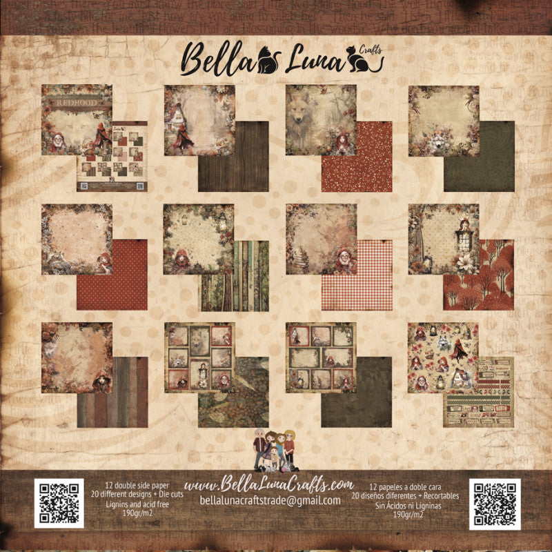 Block 30x30 Redhood Bella Luna Crafts