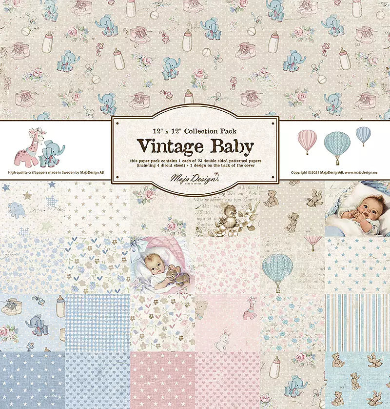 Block 30x30 Vintage Baby