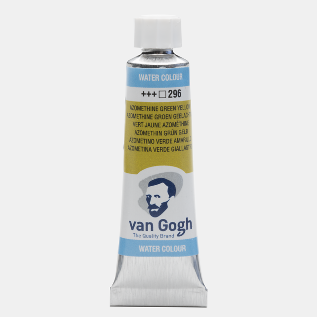 Acuarela Van Gogh 296 acometino verde Amarillo  10ml.