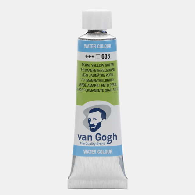 Acuarela Van Gogh 633 verde amarillento perm 10ml.