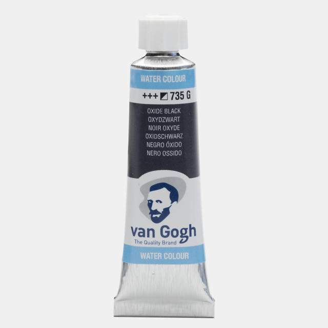 Acuarela Van Gogh 735 Negro Oxido  10ml.