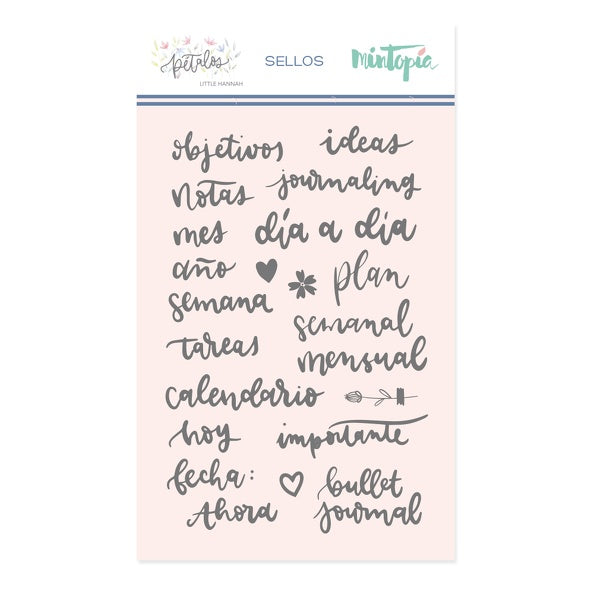 Sello Día A Día Colección Pétalos