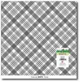 Acetato White Tartan