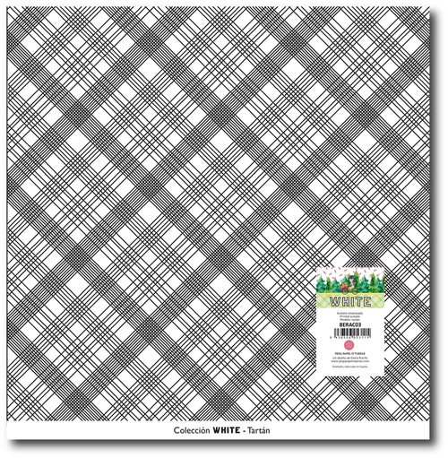 Acetato White Tartan