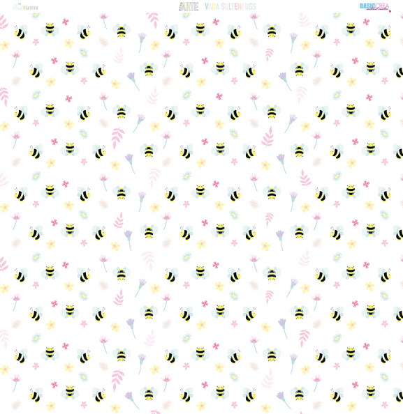 Block 30x30 Eres Arte The Mint Feather