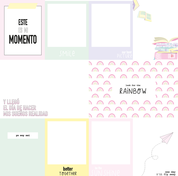 Block 30x30 Recortables  Eres Arte The Mint Feather