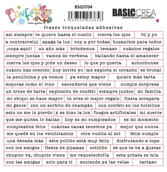 Pegatinas Confeti