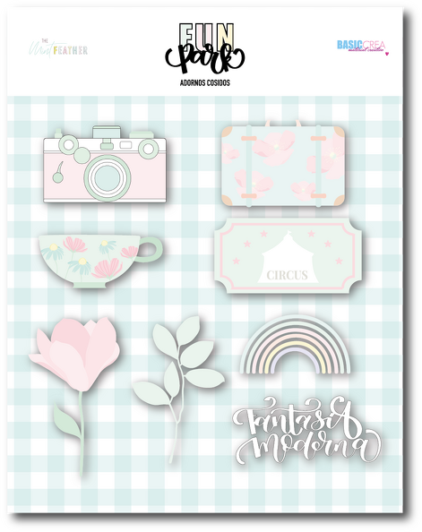 Adornos Cosidos Fun Park The Mint Feather
