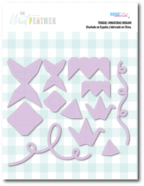 Troquel Origami Fun Park The Mint Feather