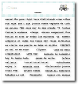 Rub-ons Frases Fun Park The Mint Feather