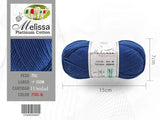 Lana De Algodón Piri Color Azul 16